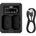 JJC Sony DCH-FZ100TC USB-C Chargeur double batterie (pour Sony NP-FZ100)