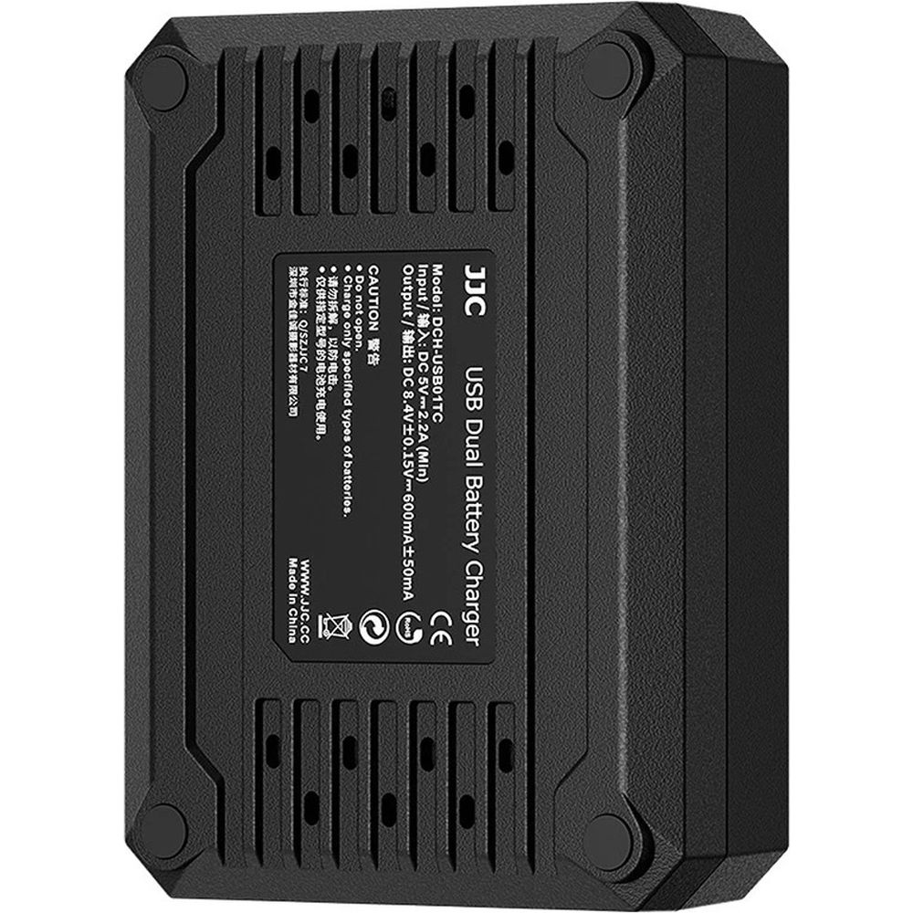 JJC Sony DCH-FZ100TC USB-C Chargeur double batterie (pour Sony NP-FZ100)