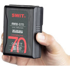 SWIT Mino-S70 USB-C 70Wh Mini-Akku im Taschenformat, USB-A/USB-C/D-Tap, V-Mount