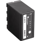 SWIT S-8975 Batteria DV da 75 Wh/10,4 Ah tipo NP-F (serie Sony L) con ingresso/uscita polo CC