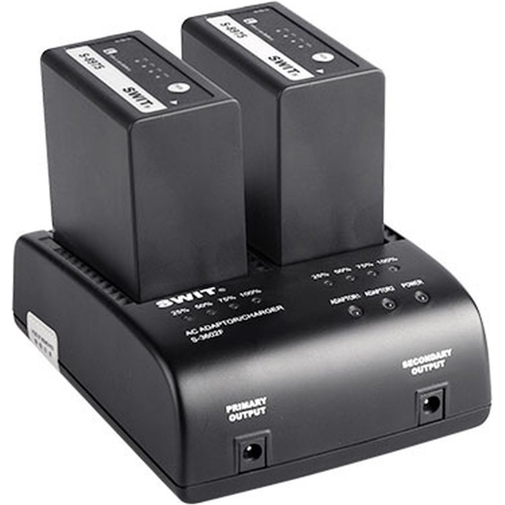 SWIT S-8975 Batteria DV da 75 Wh/10,4 Ah tipo NP-F (serie Sony L) con ingresso/uscita polo CC