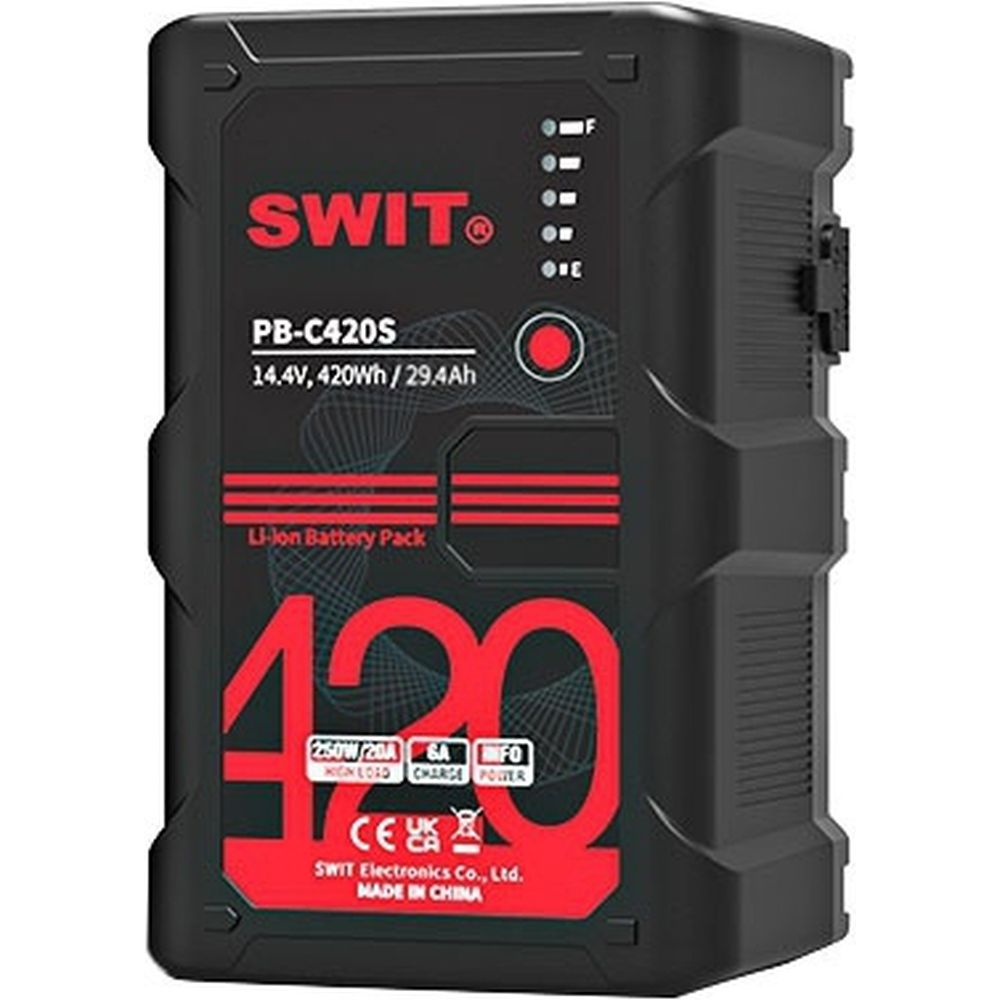 SWIT PB-C420S Batteria per impieghi gravosi da 420 Wh, V-Mount