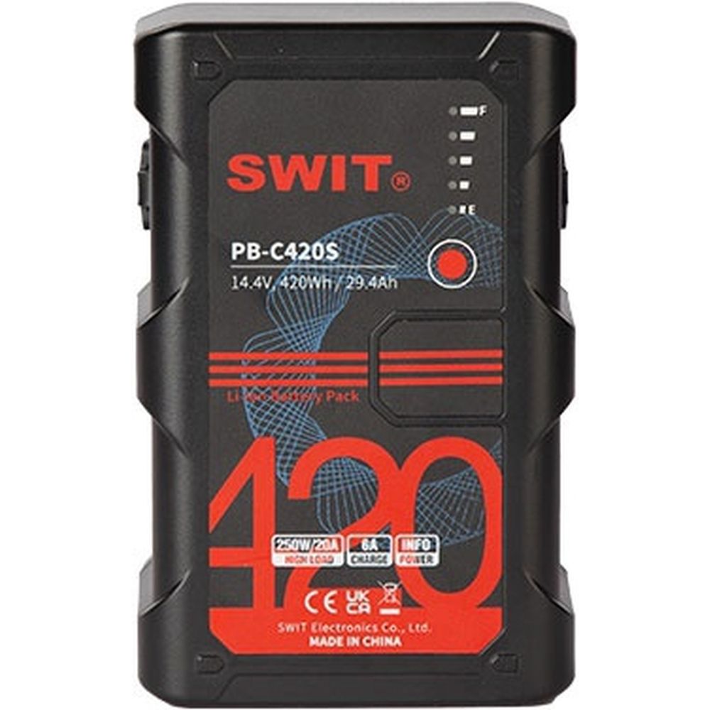 SWIT PB-C420S Batteria per impieghi gravosi da 420 Wh, V-Mount