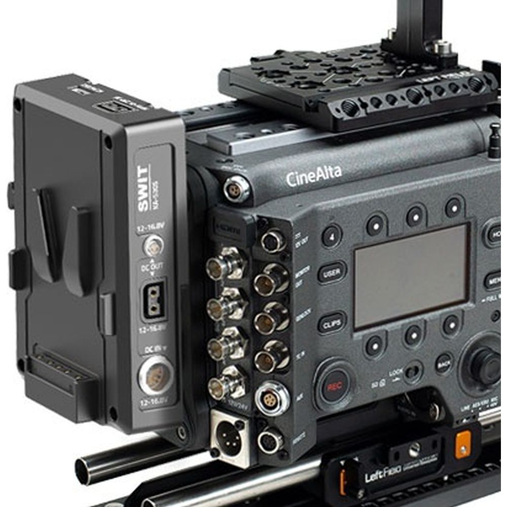 SWIT KA-S30S Hochlastschalter mit Mehrfachsteckdosen, Hot-Swap-Platte, V-Mount zu V-Mount