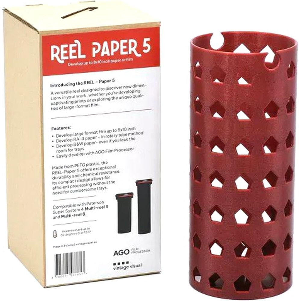 AGO Reel Carta 5 per Paterson 5 contenitori per carta o pellicola di grande formato 8x10 pollici