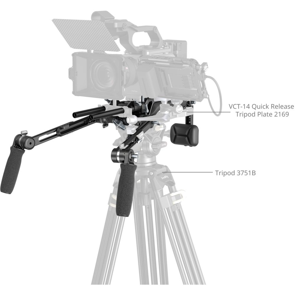 SmallRig 5199 "HawkLock" VCT-14 Type Shoulder Rig (SR009)