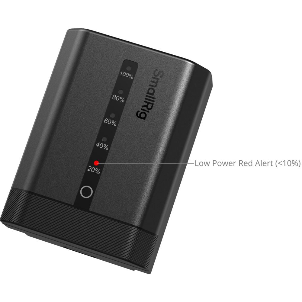 SmallRig 5297 Sony NP-FZ100 USB-C Kameraakku mit Leistungsanzeige