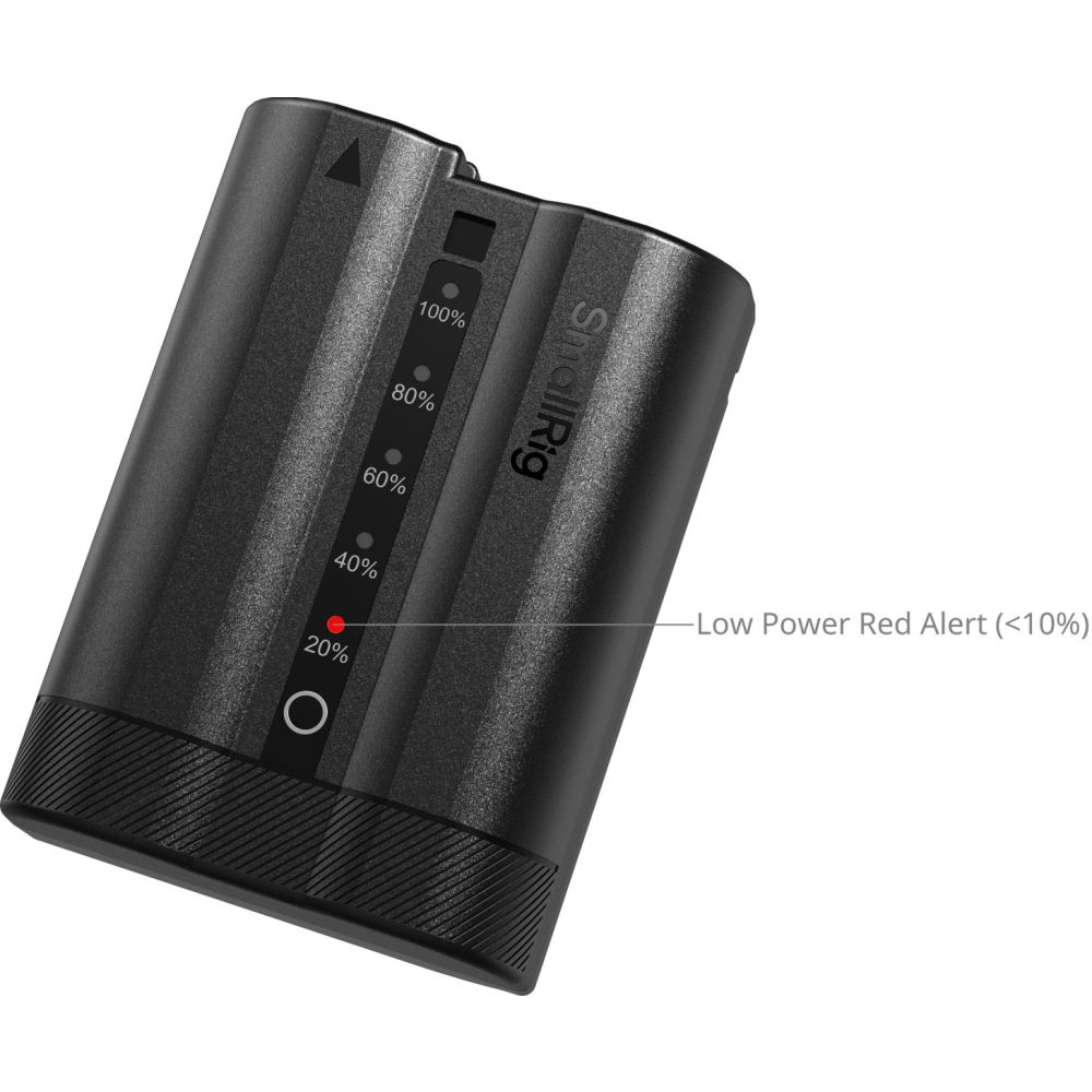 SmallRig 5299 Nikon EN-EL16c USB-C Kameraakku mit Leistungsanzeige