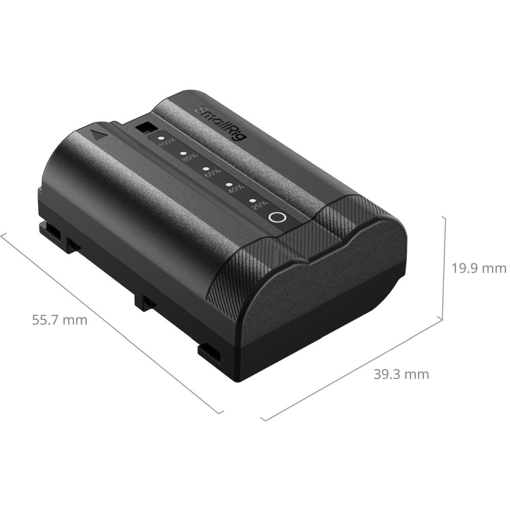 SmallRig 5299 Nikon EN-EL16c USB-C Kameraakku mit Leistungsanzeige