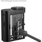 SmallRig 5299 Nikon EN-EL16c USB-C Kameraakku mit Leistungsanzeige