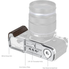 SmallRig 5563 L-förmige Montageplatte mit Holzgriff für OM SYSTEM OM-3