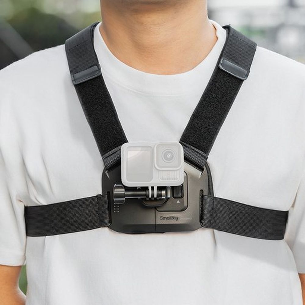 SmallRig 5720 Schnellverschluss-Brustgurthalterung für Action-Kameras
