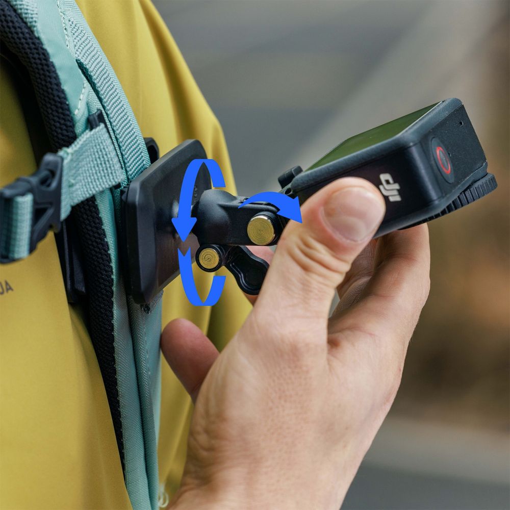 SmallRig 5722 Rucksackclip für Action-Kameras
