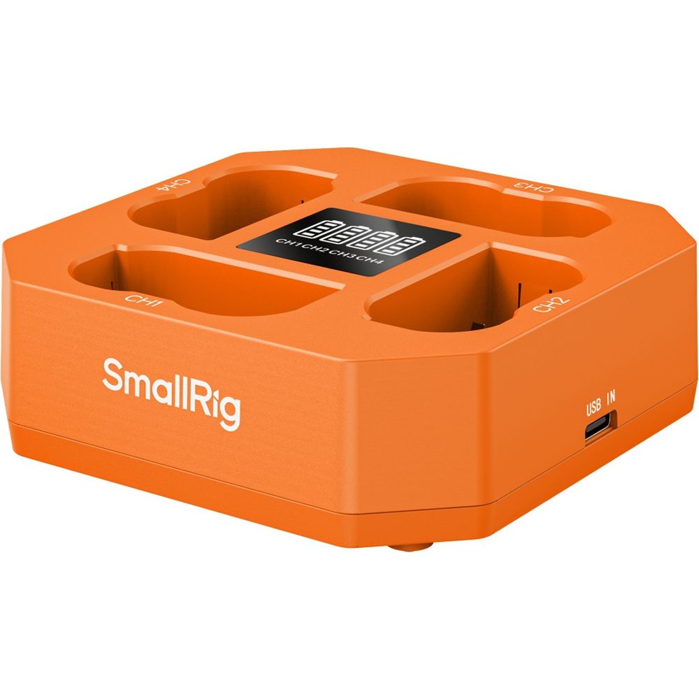 SmallRig 5747 Caricabatterie per fotocamera a quattro canali per EN-EL15c