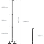 SmallRig 5843 Saugnapf-Halterungsset für Action-Kameras