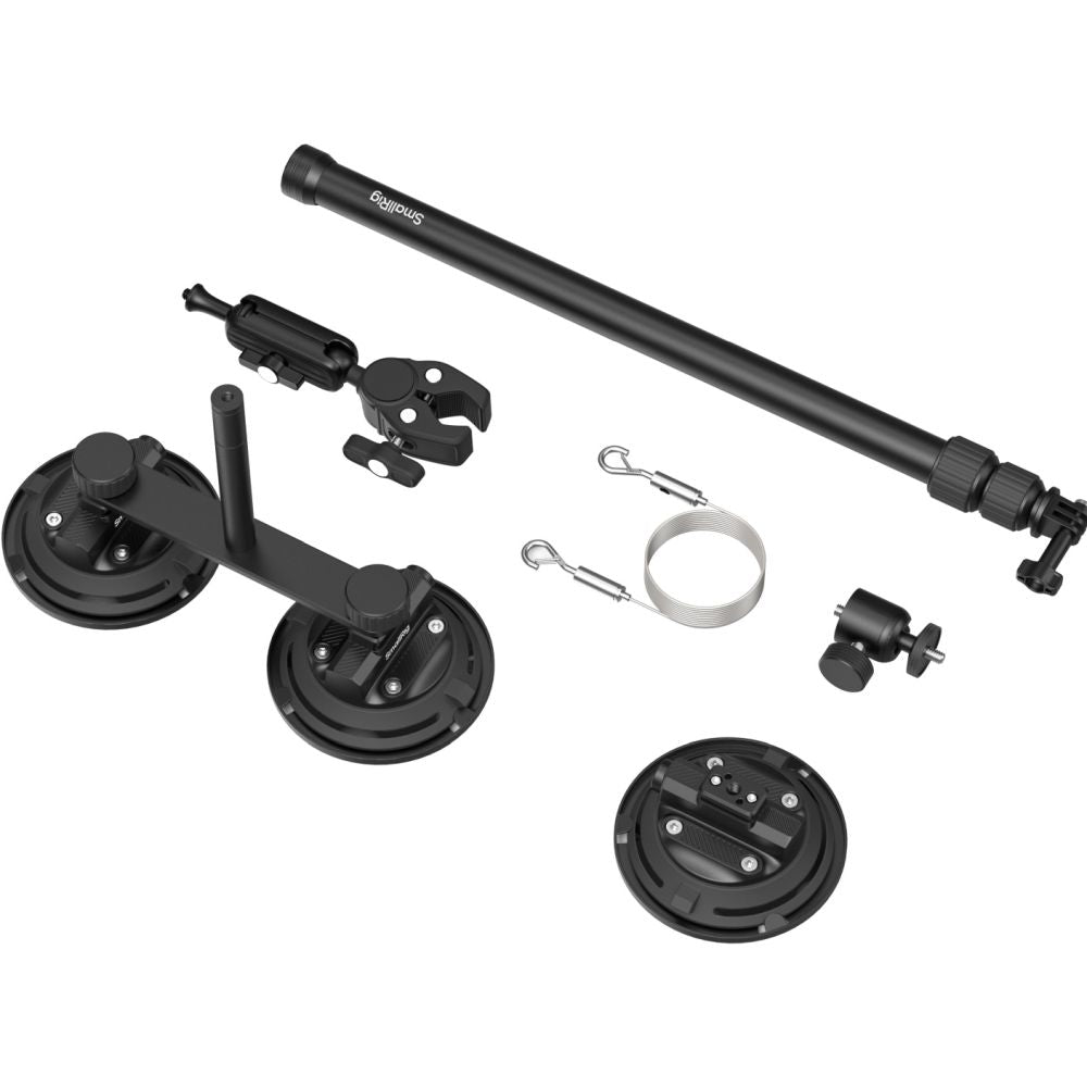SmallRig 5843 Saugnapf-Halterungsset für Action-Kameras