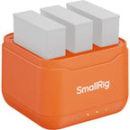 SmallRig 5921 Caricabatterie per fotocamera per DJI Action 6 / Action 5 Pro / Osmo 360