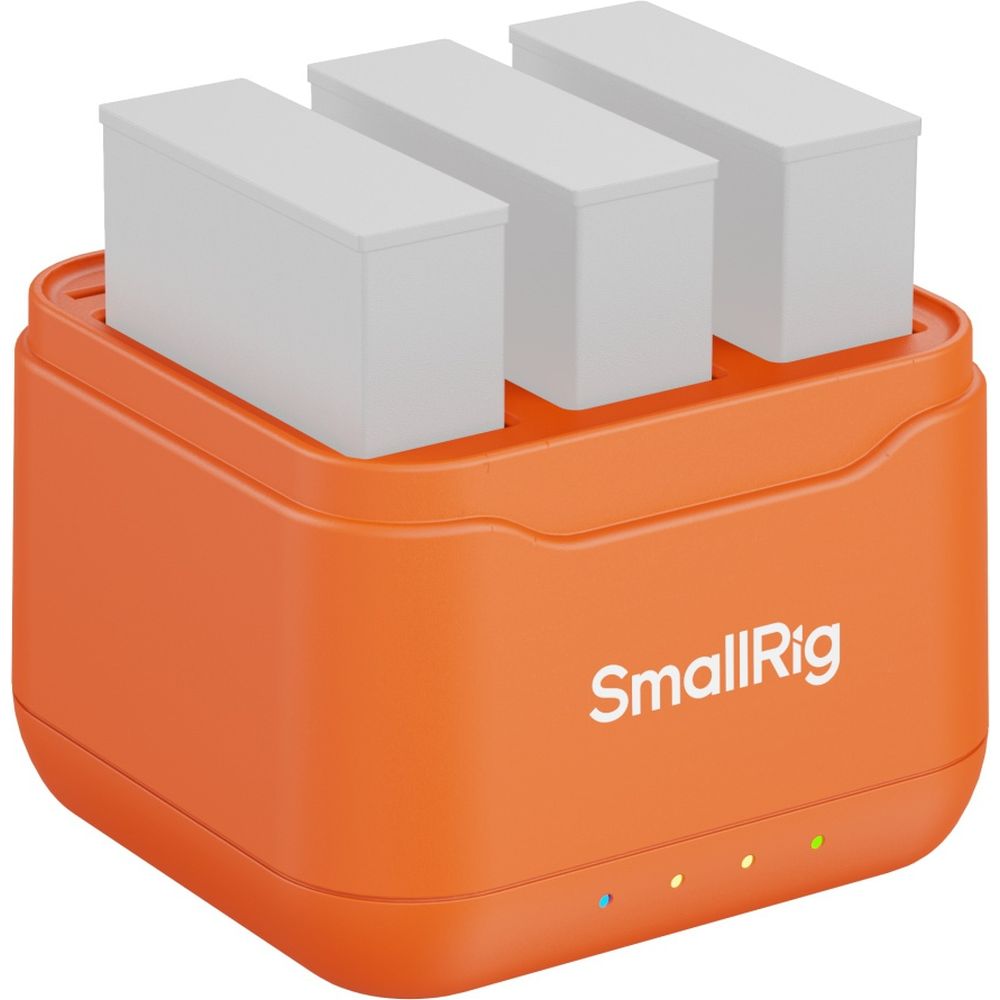 SmallRig 5921 Caricabatterie per fotocamera per DJI Action 6 / Action 5 Pro / Osmo 360