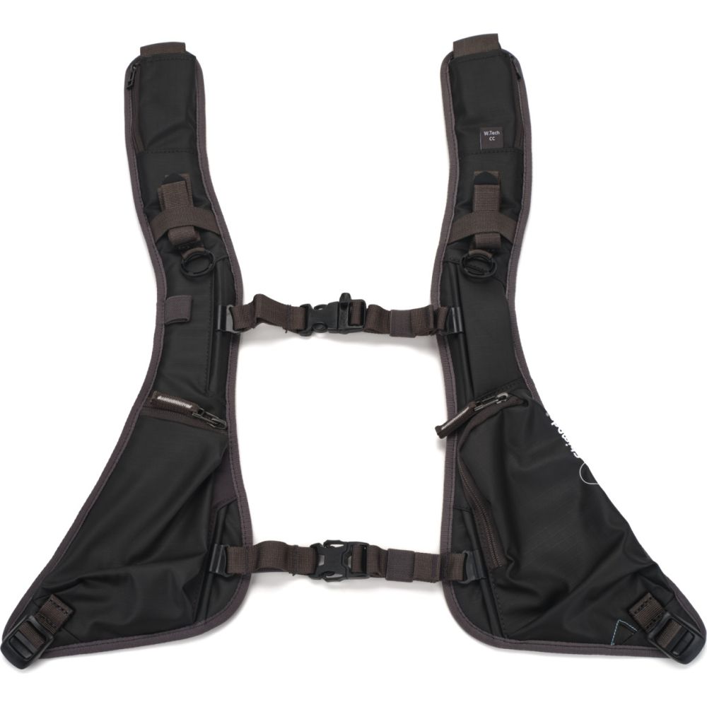 Shimoda Damen-Schultergurte aus technischem Material, schwarz, 520-261