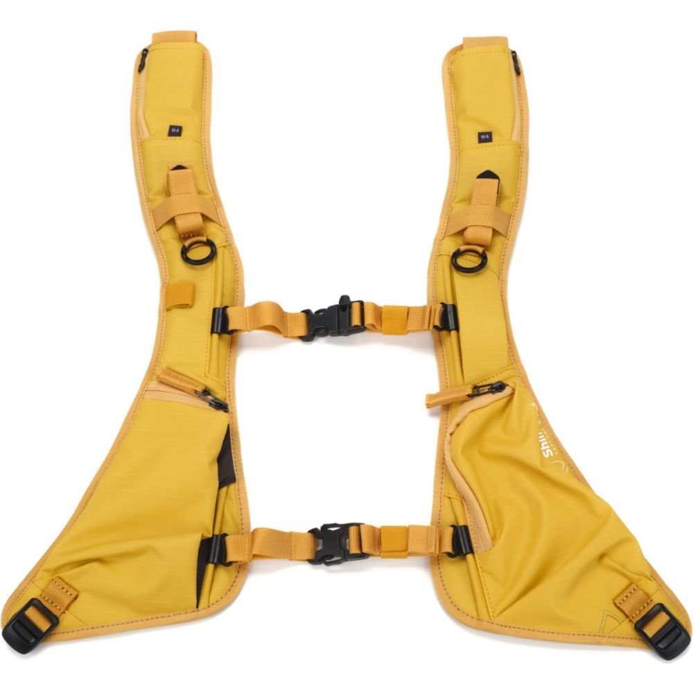 Shimoda Damen-Schultergurte mit technischem Riemen, gelb, 520-267