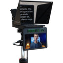 Fortinge VEGA Système de téléprompteur à capot en carbone de 21 pouces pour caméras ENG/studio