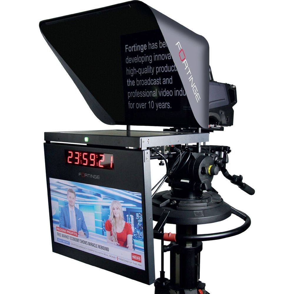 Fortinge ERA IP 21-HB 21 pouces Téléprompteur de studio haute luminosité avec entrée IP