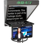 Fortinge ROBO 21-HB-SDI 21 pouces Téléprompteur de studio haute luminosité avec entrées/sorties SDI pour caméras PTZ