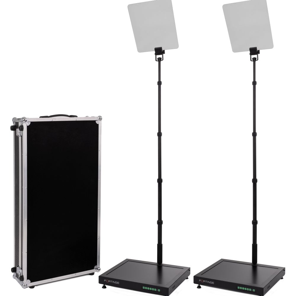 Fortinge PROC 15-D-HB 15 pouces Téléprompteur double scène de conférence haute luminosité
