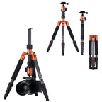 Rollei Compact Traveler No.1 Carbon Tripod V2 - Oranje
