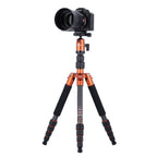 Rollei Compact Traveler No.1 Carbon Tripod V2 - Oranje