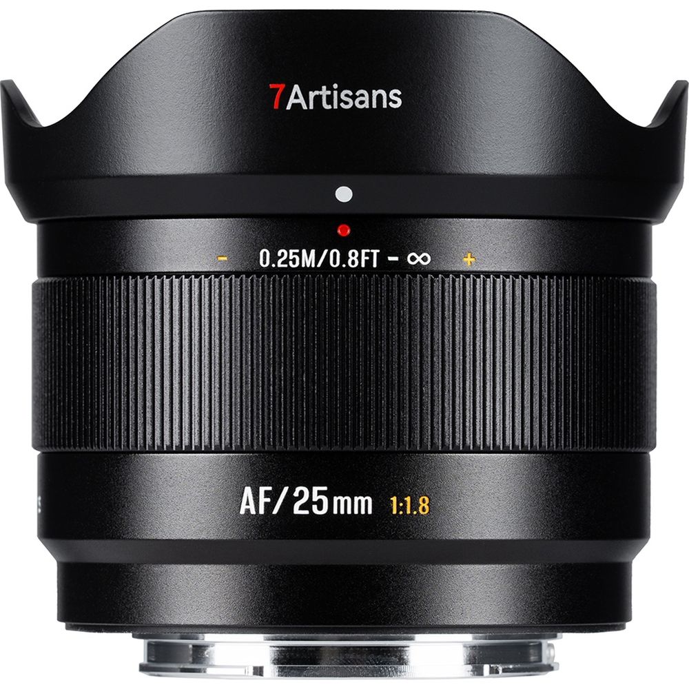 7Artisans AF 25mm f/1.8 APS-C Fuji FX-montura Negro