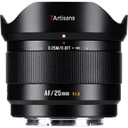 7Artisans AF 25mm f/1.8 APS-C Fuji FX-montura Negro