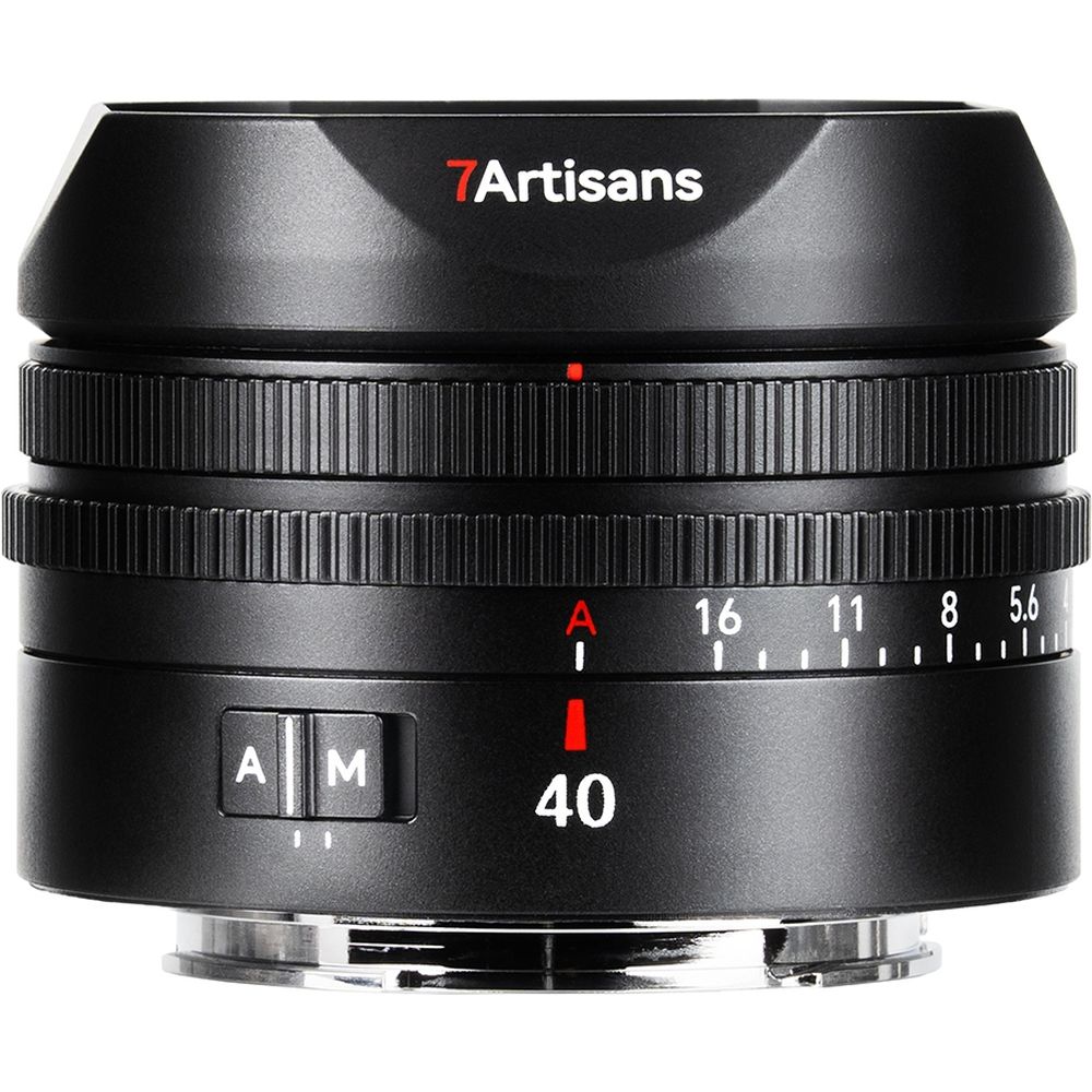 7Artisans AF 40mm f/2.5 Sony E-montura Negro
