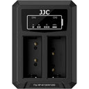 JJC Fuji DCH-W126TC USB-C Dual Battery Charger (voor Fuji NP-W126 accu)