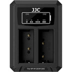 JJC Fuji DCH-W126TC USB-C Dual Battery Charger (voor Fuji NP-W126 accu)