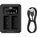 JJC Fuji DCH-W126TC USB-C Dual Battery Charger (voor Fuji NP-W126 accu)