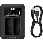 JJC Nikon DCH-EL14TC USB-C double chargeur de batterie (pour Nikon EN-EL14/EN-EL14A)