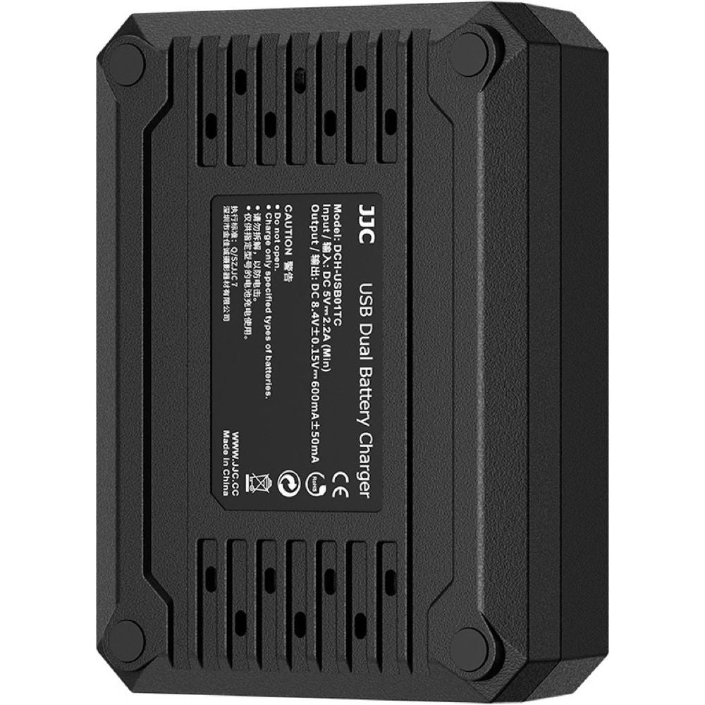 JJC Nikon DCH-EL14TC USB-C double chargeur de batterie (pour Nikon EN-EL14/EN-EL14A)