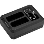 JJC Nikon DCH-EL14TC USB-C double chargeur de batterie (pour Nikon EN-EL14/EN-EL14A)