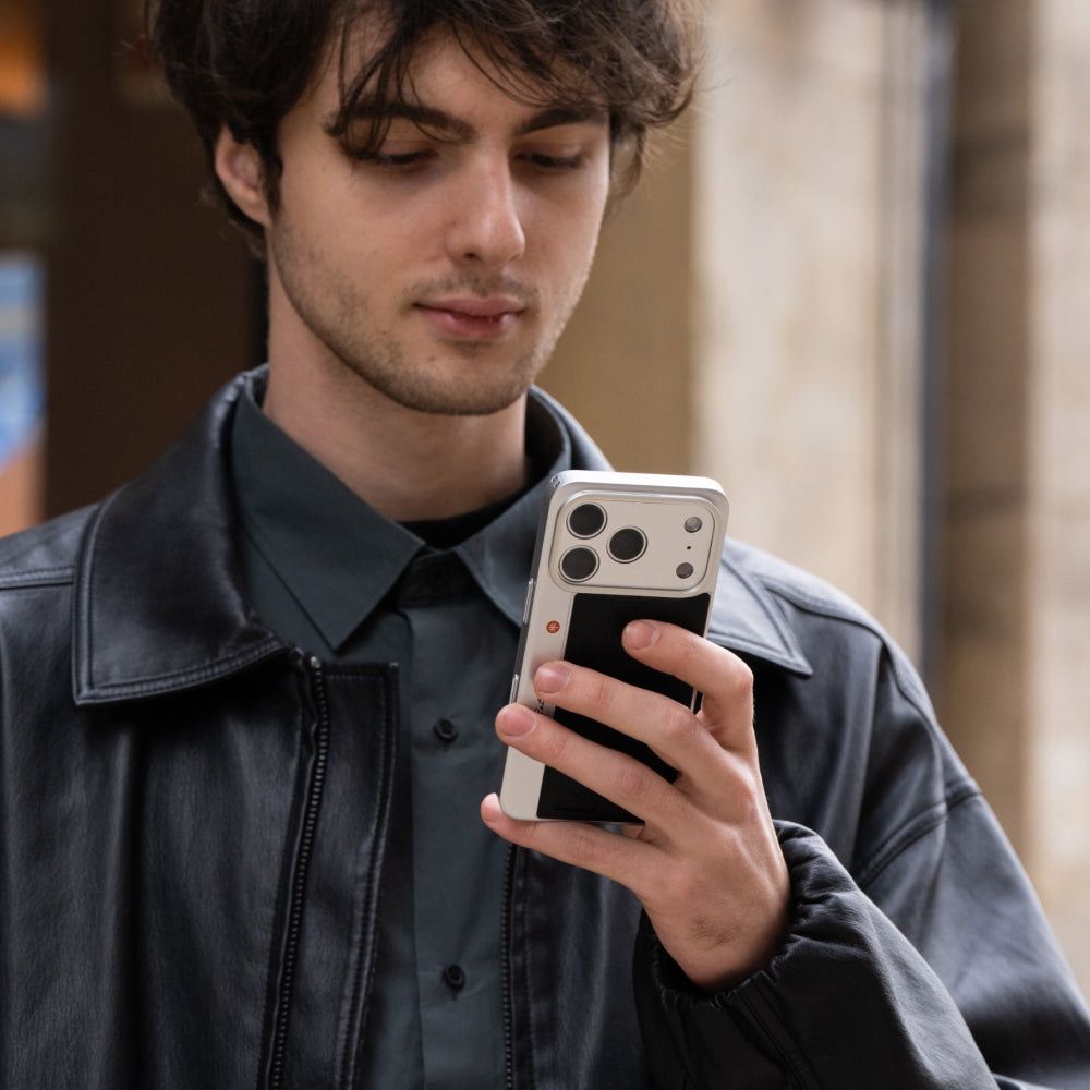 PGYTech Retrova Grip Kit (Graphitschwarz - iPhone 16 Pro Max)