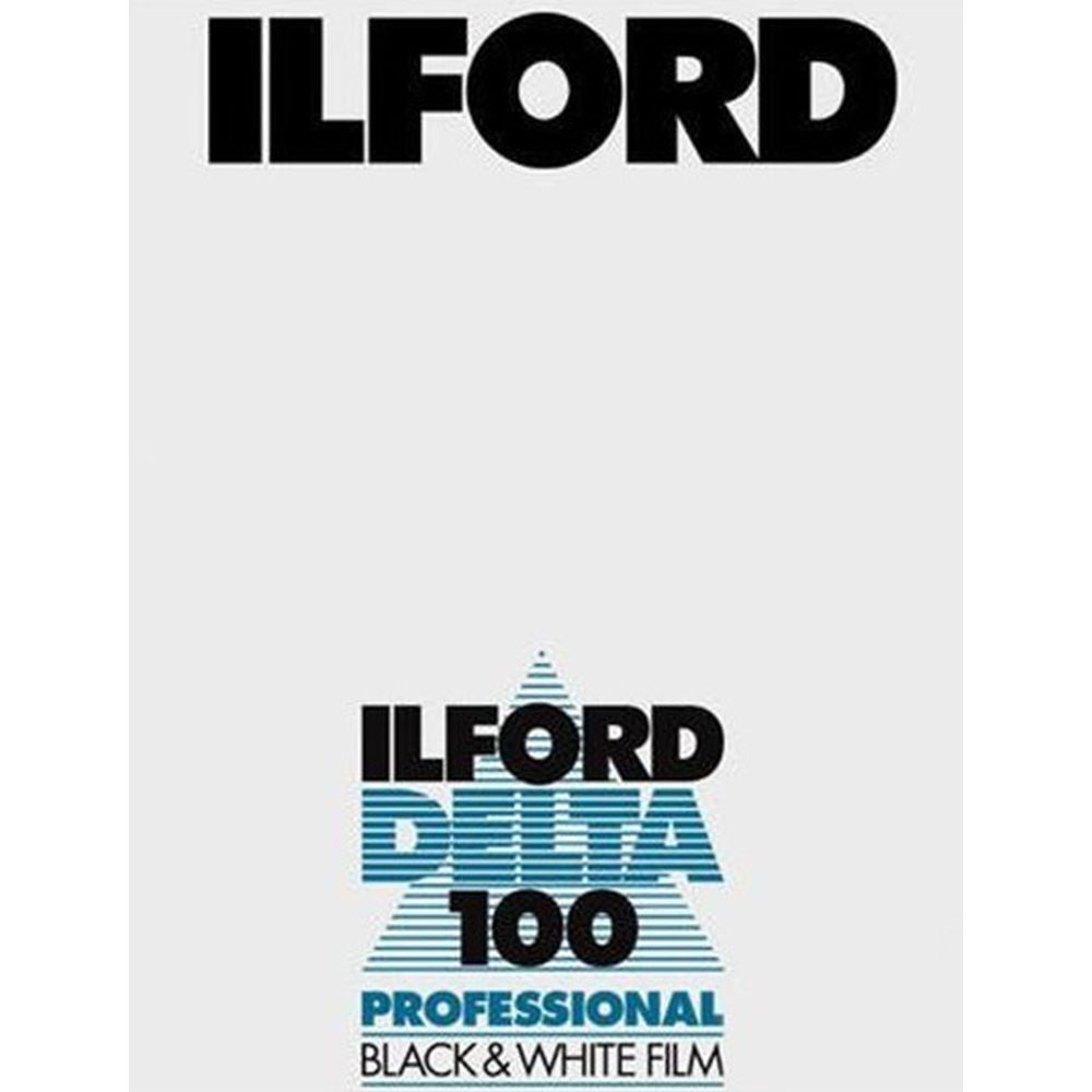 Ilford Delta 100 8x10, 25 feuilles de film