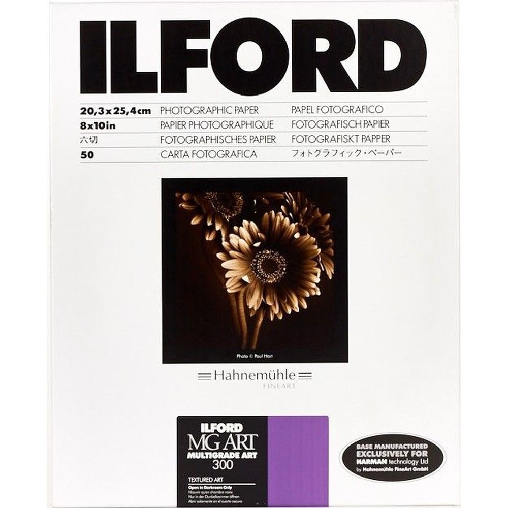 Ilford Multigrade Art 300 Carta, formato 12,7x17,8 cm, 50 fogli
