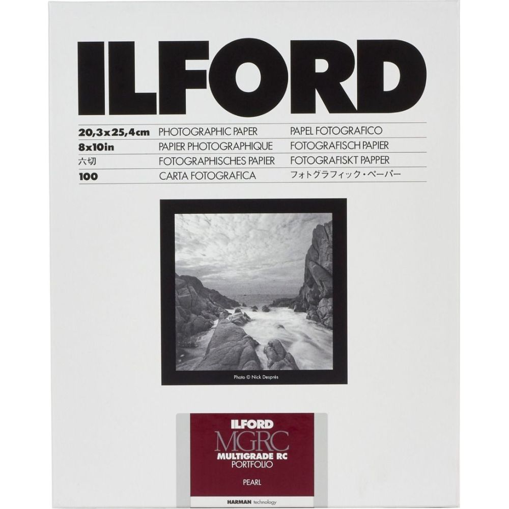 Ilford Multigrade RC Portfolio 44k Papel Perla 17.8x24 pulgadas, 100 hojas