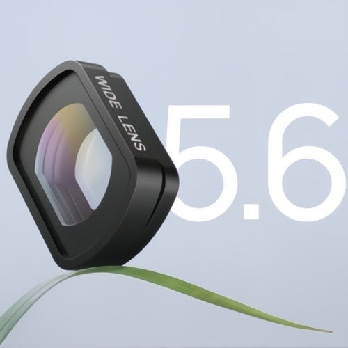 Telesin Lente gran angular 0.72x para DJI Osmo Pocket 3