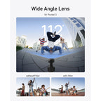 Telesin Lente gran angular 0.72x para DJI Osmo Pocket 3