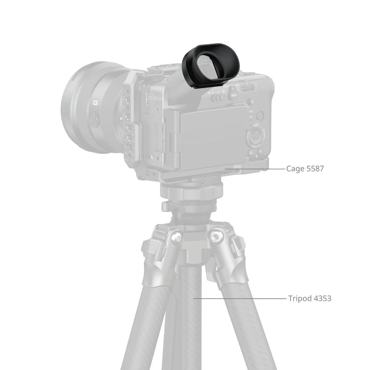 SmallRig 5713 Conchiglia oculare per Sony FX2