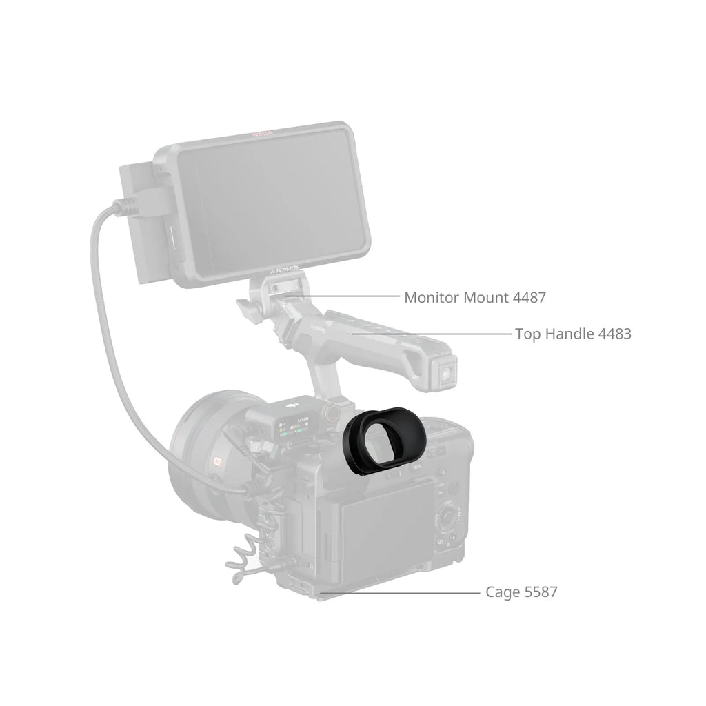 SmallRig 5713 Conchiglia oculare per Sony FX2