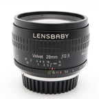 Lensbaby Velvet 28 Canon EF usato
