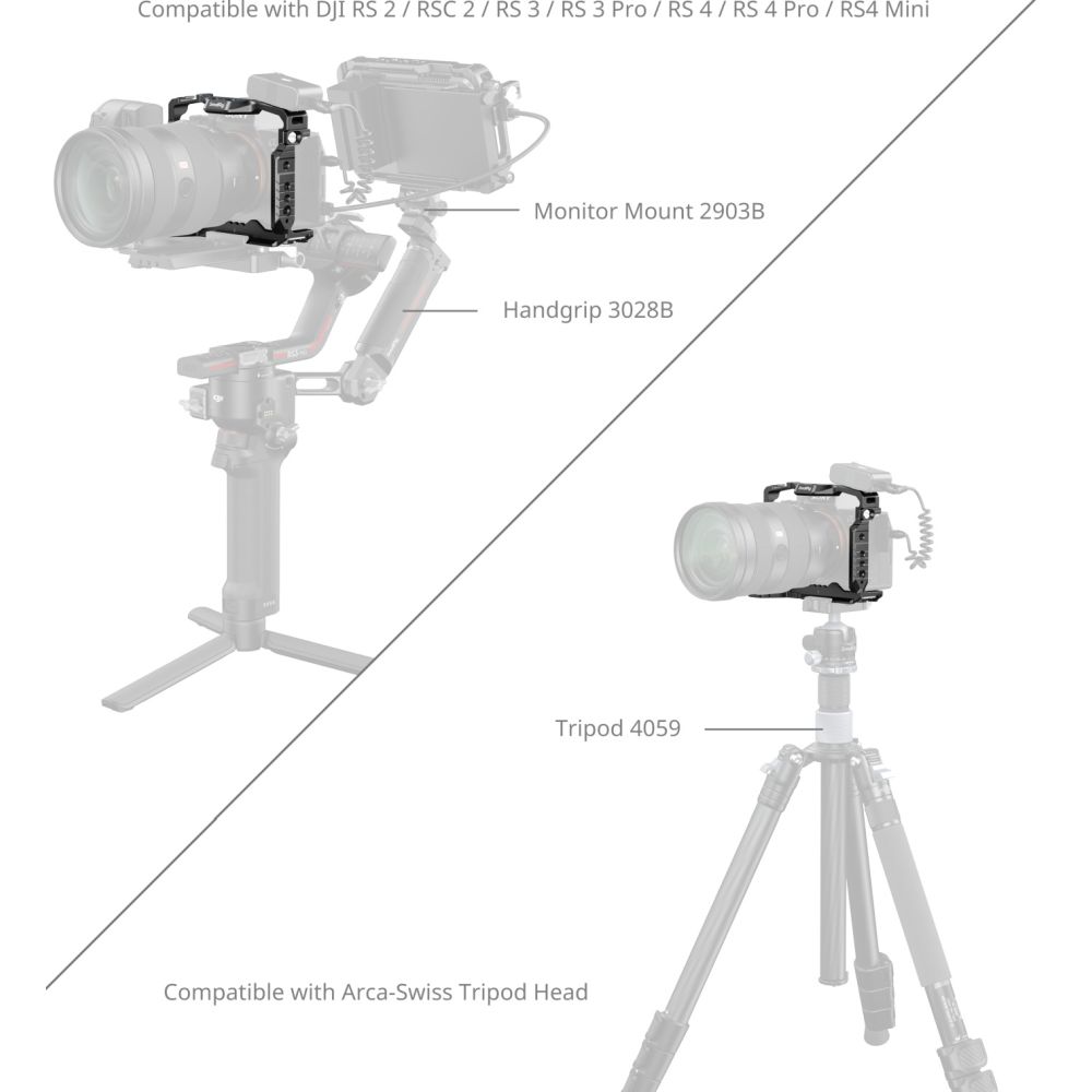 SmallRig 3667C Jaula completa para Sony A7IV / A7SIII / A1 / A7V