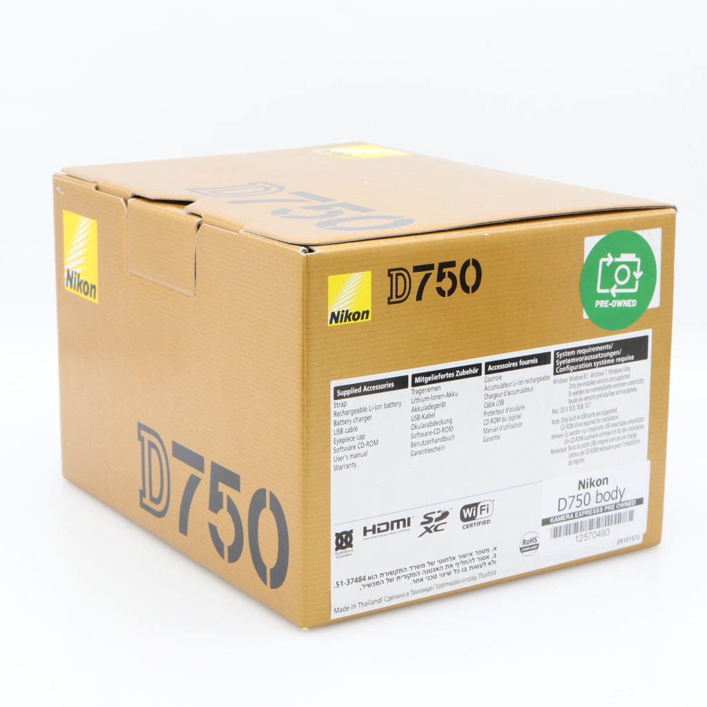 Nikon D750 Gehäuse gebraucht